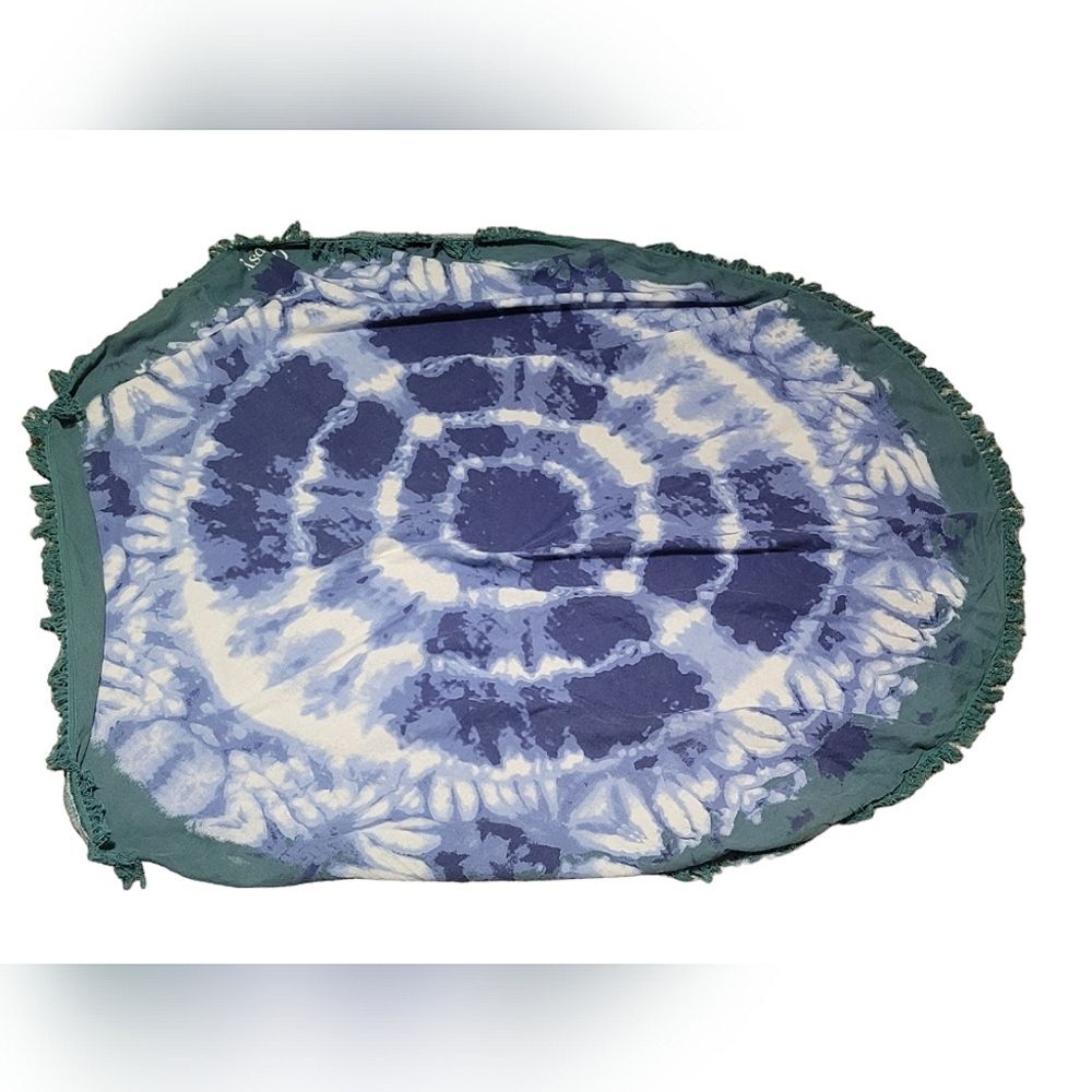 Gypsy05 Round Tie Dyed Round Cotton Throw